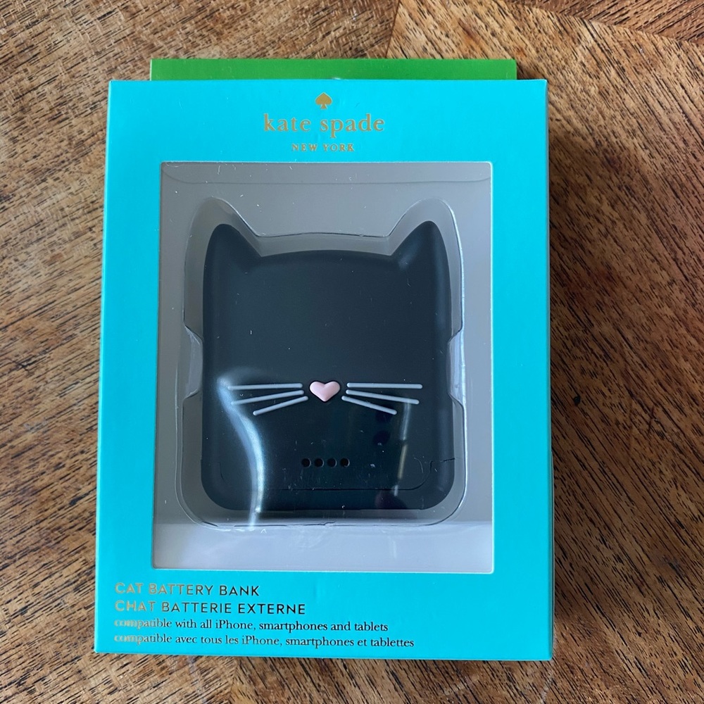 Kate Spade Cat Battery Bank. Brand New
